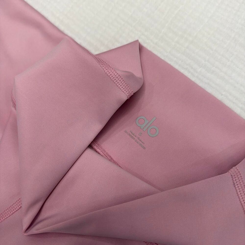 Alo-yoga Women's Pink Leggings - Picture 4 of 5